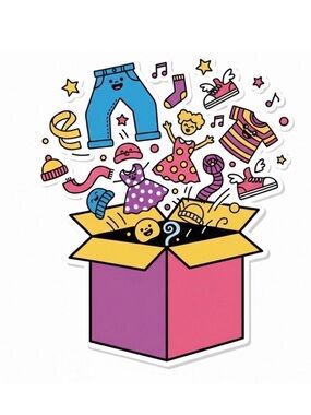 Mystery Box Women’s Brand Name Clothes 5lbs Assortment of Sizes (XS to XL) EUC